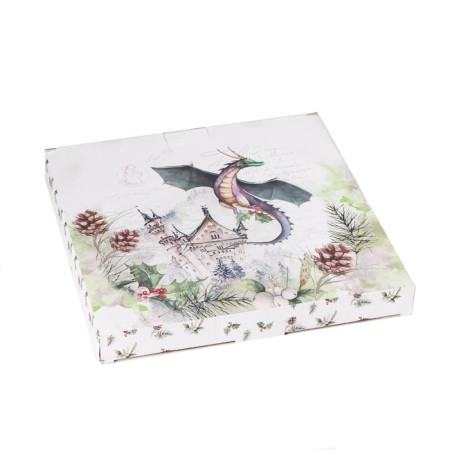Porcelain dining Dilan "Dragosh", d = 25.5 cm, white color-4