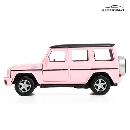 Metal Mercedes-Benz G63 AMG, 1:32, inertia, matte pink color-5