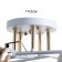 Adelela chandelier 5he27 40W white-gold 52x52x24 cm Bayerlux