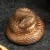 Figure "Snake Malaya" aged bronze, 4x4x2cm