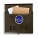 Mail box without a lock (with a loop), horizontal "wide", bronze