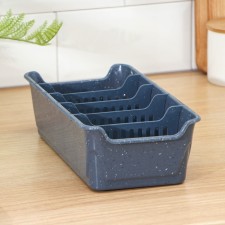 Organizer for spices Stone, 5 sections, color dark stone