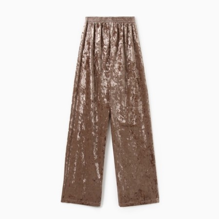 Home-made pants KAFTAN VELVET 40-42, coffee-3