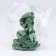 New Year's candle interior “New Year: Snake on Coins”, Green, 78 x 61 x 52