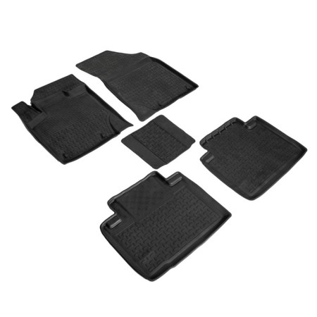 Rubber rugs with a high side for Geely Atlas Pro 2021-N.V.