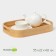 Tray with handles of the share Striata, 33 × 22 × 4.8 cm, bamboo