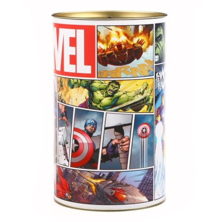 Копилка металлическая, 20,5 см х 12 см х 12 см, XXL "MARVEL", Мстители-3