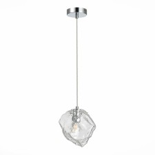 STL LUCE Sus. SL1175.103.01. Portici. 1x40 W, E14, 18x18 cm, color chromium