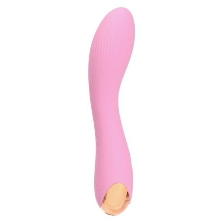 Vibrator with stimulation of the point G, 18 x3.8 cm, pink-4
