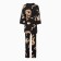 Female set (robe/top/pants), black color, size 46