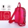Baby backpack on lightning, pink color