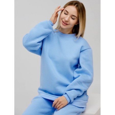 Women's sweel down with comb, size 52, blue color-7