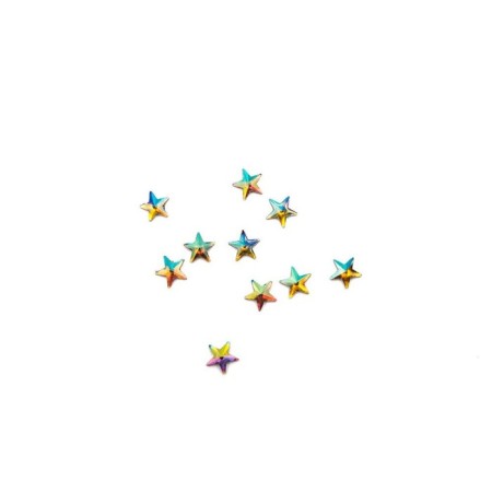 Plastic design TNL "Star" holographic, 10 pcs