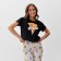 Female pajamas (T -shirt and trousers) KAFTAN PIZZA p. 48-50, black