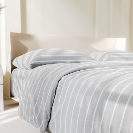 Bedding Ethel euri Gray Stripes 200x217cm, 220x240cm, 70x70cm-2 pcs, 100% cotton, Poplin-3