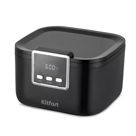 Ultrasound washing KitFort KT-6290, 50 W, 600 ml, 150x127x47 mm, black