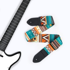 Guitar belt, 60-117x5 cm, Aztecs