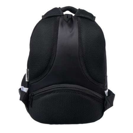 School backpack 37 x 26 x 17 cm, ergonomic back, Hatber Primary School "Red Auto" Black/Red-7