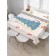 The tablecloth "Dwarfs decorate the Christmas tree", rectangular, Saten, size 120x145 cm