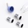 Drill for rodents, 80 ml, fastening-spring, and two interchangeable filters, blue