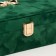 Textile box for jewelry "Bant" Emerald 22x14.5x7 cm