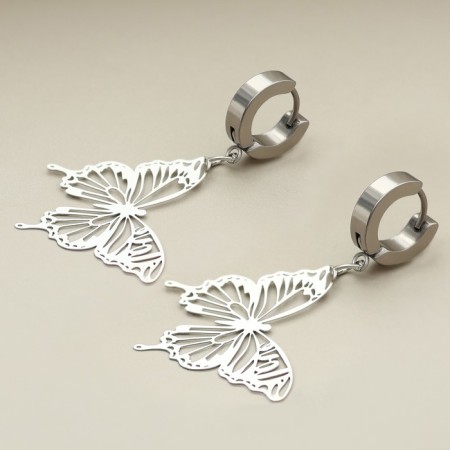 Earrings "Dream", 4 x 1.5 cm-5