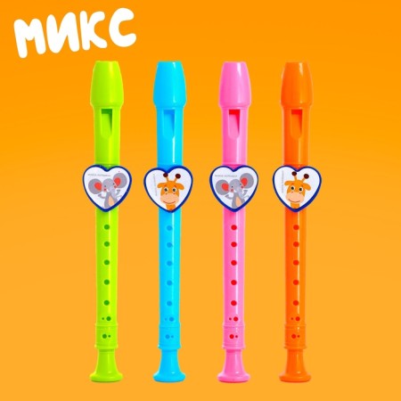 Toy musical flute "Beast", Mix colors-3