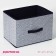 Stelly box for storage of the Dolyan "Wave", 37 × 27 × 27 cm, the color is blue