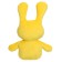 Soft toy "Rabbit Lucky", yellow color, 20 cm