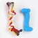 A set of toys for medium dogs "bone (16 cm) and rope (90-100 g)", blue
