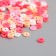 Beads for the creativity of PVC "Ring. Percore. Pink sunset" Set ≈ 330 pcs 0.1x0.6x0.6 cm 989737