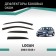 Defly window deflectors for Renault Logan, 2004-2016