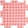 Modular massage rug orthodon, set No. 14 “Mini”, pastel colors