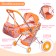Stroller for dolls Universal "chanterelles", a metal frame, with a bag