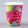 A one -time paper glass "Bright holiday", 250 ml