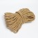 Cord for decor and finishes, twisted, decorative, brown, without braid, 12 mm x 25 m