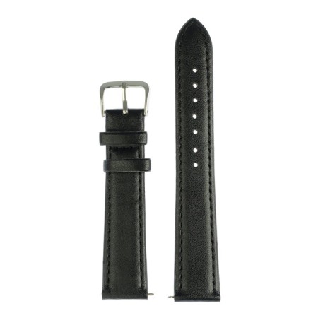 Solomon watch strap, 18 mm, genuine leather, L-20 cm, black-1