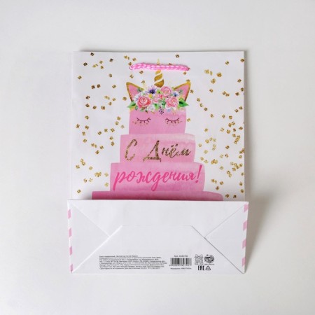 Gift Package Laminated, Packaging, Happy Birthday, MS 18 x 23 x 8 cm-4