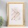 Photo frame Plastic "Mira" 20x30 cm, 211 gold (plastic screen)