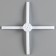 Star for balloons for 5 balls, height 60 cm