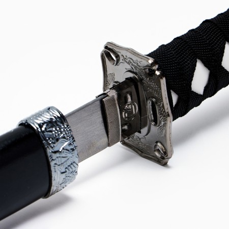 Souvenir weapon "Katana NAO" 77cm, black gloss, on a stand-3