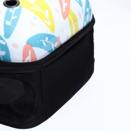 A backpack for carrying animals with a viewing window "Pastel", 32 x 25 x 42 cm-5