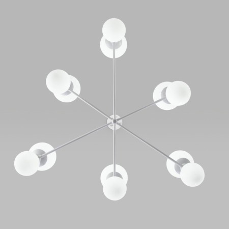 Ceiling Lamp Eurosvet Bubble 30182, E27, G9, 12x20W, 1000x1000 mm, white color-2