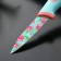 Kitchen knife with an anti -wound coating of the “flowers” ​​shares, blade 8 cm