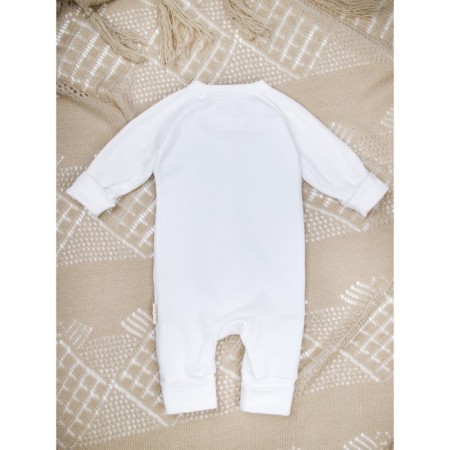 Kombinazon on buttons for children's fashion, height 74 cm, milk color-9