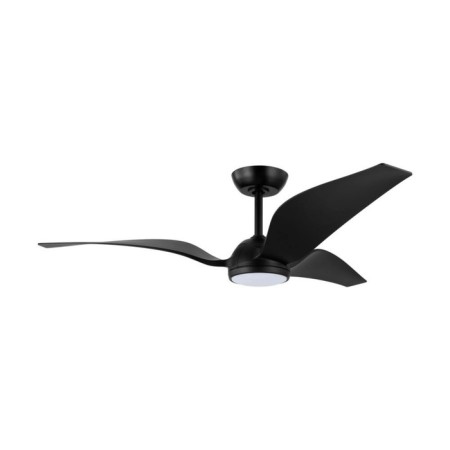 Ceiling fan with lamp Mosteiros, LED, 18W black