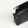 Lightning cosmetic bag, Textura, black color