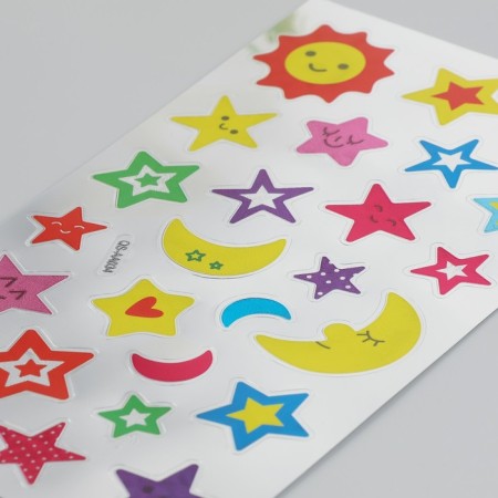 Stick Plastic "Night Sky" mix 9.5x17.5 cm-2