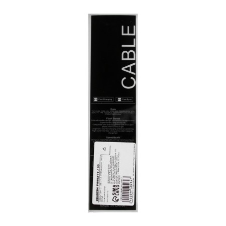 Type- C cable - usb, 2.1 a, nylon braid, 1 meter, golden-5