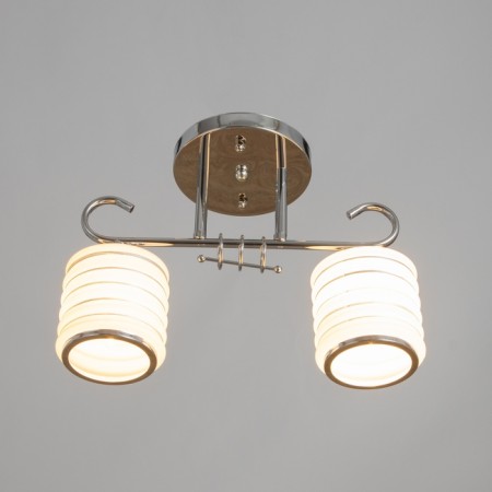 Aleta chandelier 2x40W E27 Chrome Model: 2800430-1